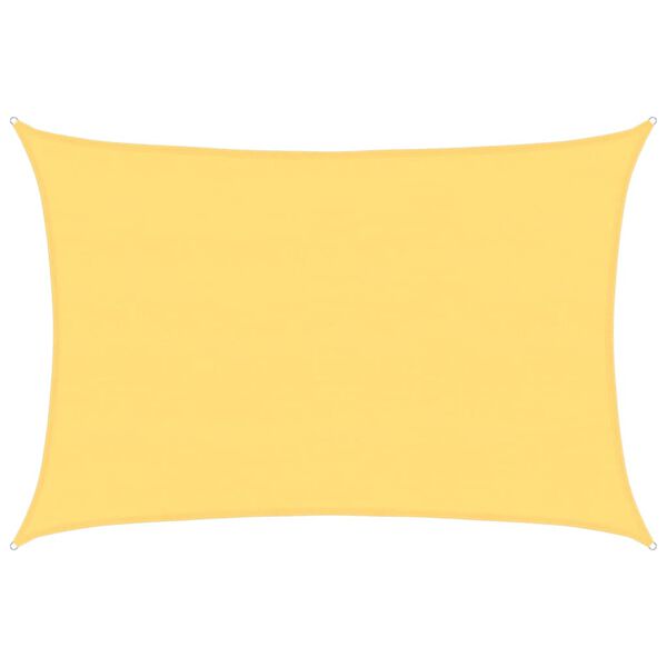 vidaXL Jedro za zaštitu od sunca 160 g/m² bež 5 x 6 m HDPE