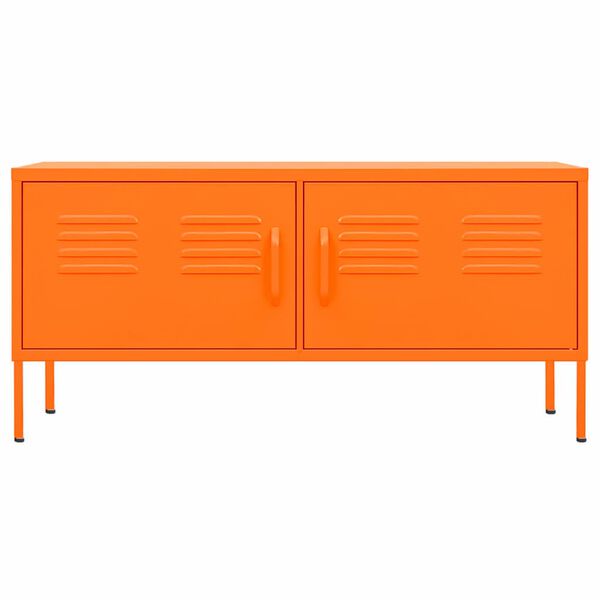 vidaXL TV ormarić narančasti 105 x 35 x 50 cm čelični