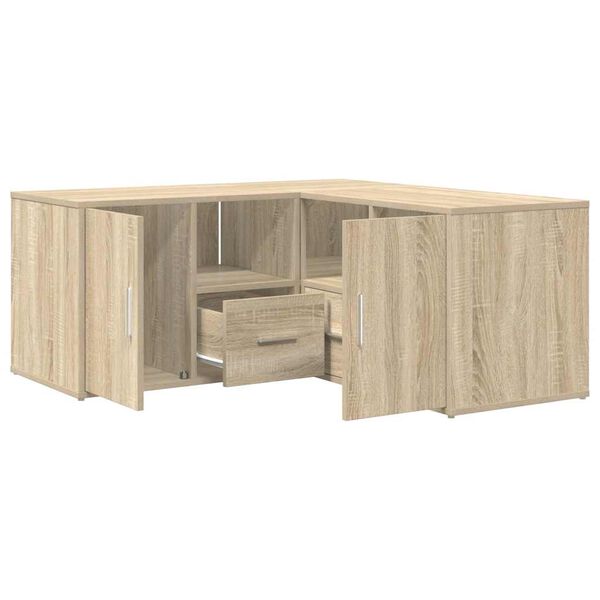 vidaXL Kutni ormarić boja hrasta sonome 160x40x45 konstruirano drvo