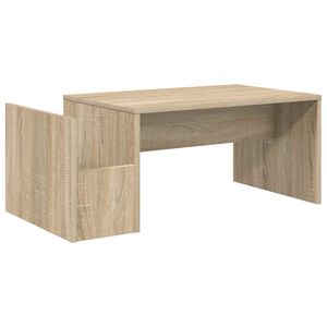 vidaXL Kava Stol Sonoma hrast 90 x 45 x 35 cm Konstruirano drvo
