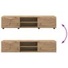 vidaXL Set TV komoda Zidne FLORIN Umjetnički hrast Konstruirano drvo