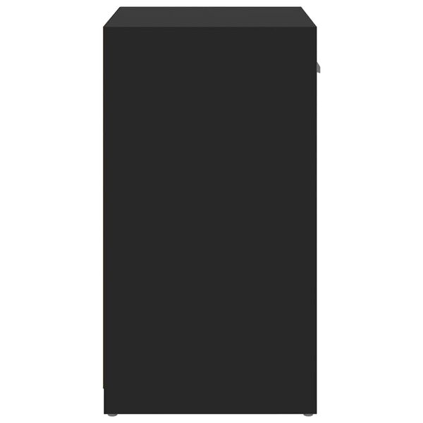 vidaXL Klupa za cipele crna 94,5 x 31 x 57 cm od konstruiranog drva