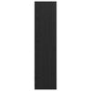 vidaXL Ormarić Crni hrast 100 x 50 x 200 cm Konstruirano drvo