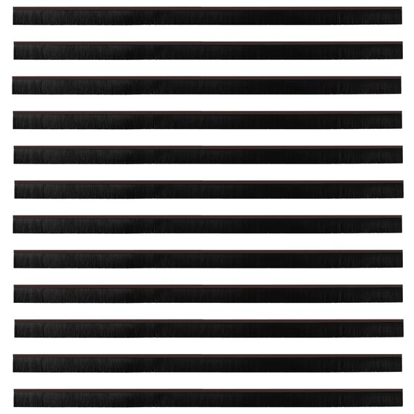 vidaXL Samoljepljivi pečati za vrata 12 pcs Smeđa 100 cm