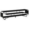 vidaXL TV stalak 180 x 36 x 45 cm Crni hrast Konstruirano drvo