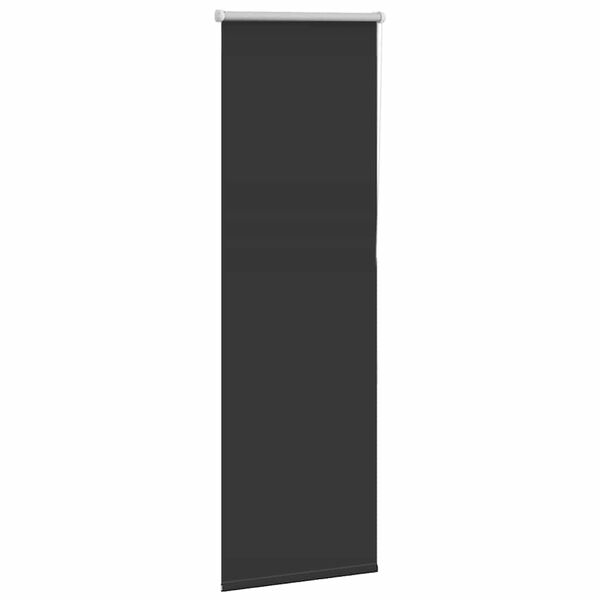 vidaXL Rolo zavjesa Blackout Black 45x175 cm &Scaron;irina tkanine 40,7 cm