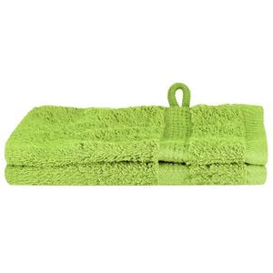 vidaXL Ručnik za Goste SOLUND 2 pcs Zelena 15 x 21 cm 550 gsm
