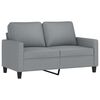 vidaXL 3-dijelni set sofa s jastucima svjetlosivi od tkanine