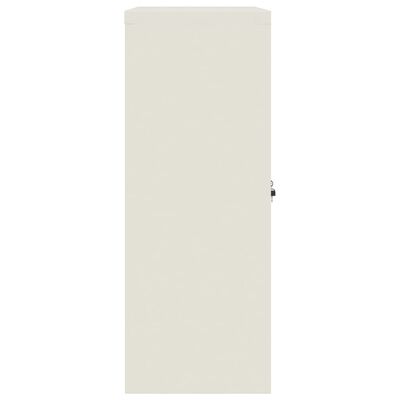 vidaXL Ormarić za spise bijeli 90 x 40 x 105 cm čelični