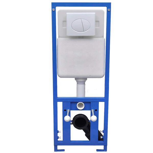 vidaXL Ugradivi visoki vodokotlić 11 L 41 x 14 x (110-125) cm