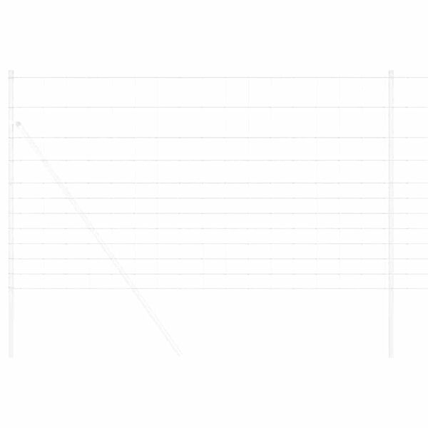 vidaXL Ograda za pašnjake Siva 1.4 x 10 m Čelik