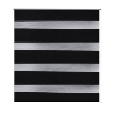 Rolo crne zavjese sa zebrastim linijama 50 x 100 cm