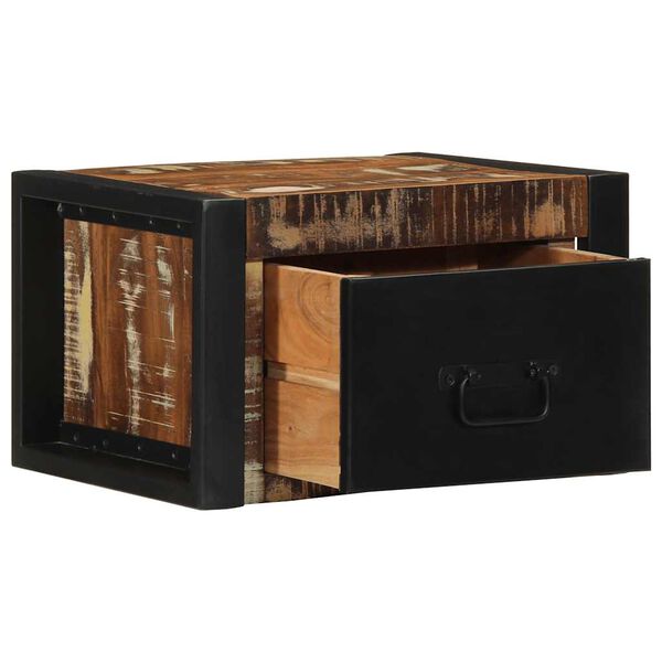 vidaXL Noćni ormarići 2 kom Vi&scaron;ebojni 40x35x25 cm Obrađeno puno drvo