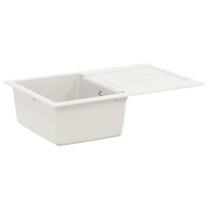 vidaXL Umivaonik Bijelo 780 x 500 mm 80% kvarc i 20% smola