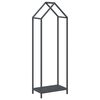 vidaXL Stalak za drva antracit 40x25x120 cm Hladno valjani čelik