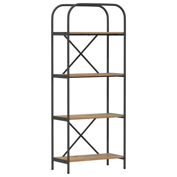 vidaXL Polica Umjetnički hrast 60 x 30 x 146 cm Konstruirano drvo