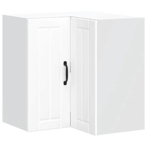 vidaXL Kuhinjski zidni kutni ormarić Lucca bijeli konstruirano drvo