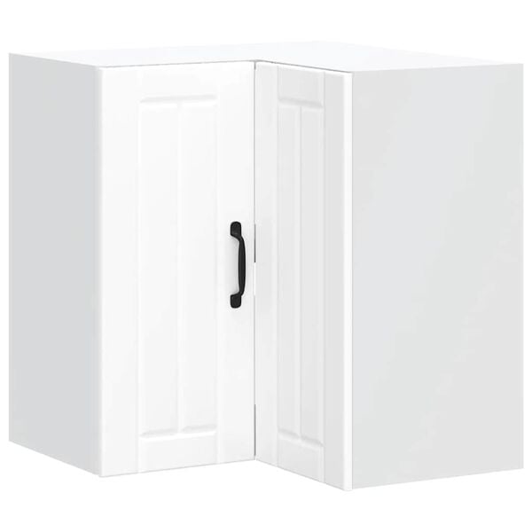 vidaXL Kuhinjski zidni kutni ormarić Lucca bijeli konstruirano drvo