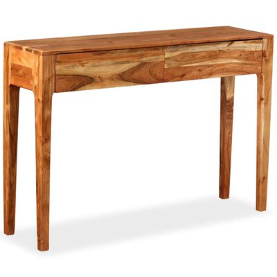 vidaXL Konzolni stol od masivnog drva 118 x 30 x 80 cm