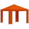 vidaXL Gazebo 3 x 3 m Narančasta Poliester i čelik 190 gsm