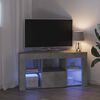 vidaXL Kotni LED TV ormar Zidne Betonski sivi 100 x 40 x 50 cm