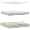 vidaXL Krevet s od storage Svijetlo siva 200 x 200 cm Bar&scaron;un