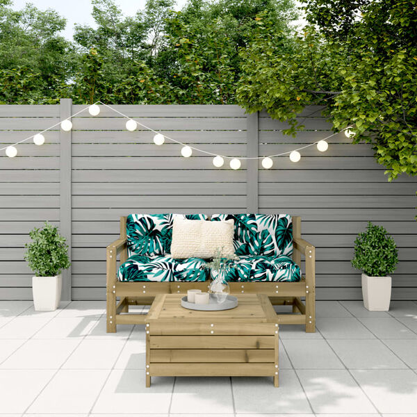 vidaXL 3-dijelni set vrtnih sofa od impregnirane borovine