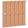 vidaXL Vrtna vrata 100 x 100 cm WPC i aluminij Smeđa