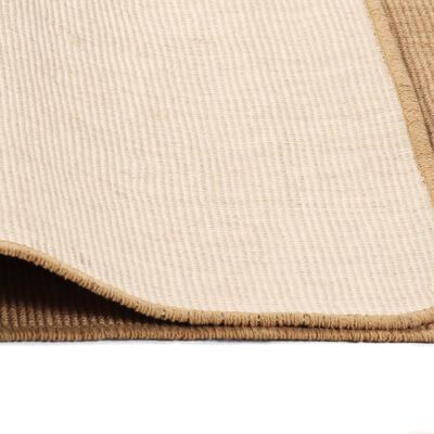 vidaXL Ukrasni tepih od jute s podlogom od lateksa 160x230 cm prirodni