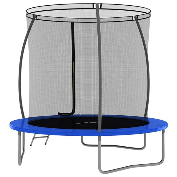 vidaXL Set trampolina okrugli 244 x 55 cm 100 kg