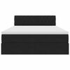 vidaXL Krevet s od storage s madracem Crna 140 x 200 cm Bar&scaron;un