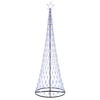 vidaXL LED božićno drvce Plava 302,5 cm Metal