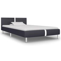 vidaXL Okvir za krevet od umjetne kože crni 90 x 200 cm