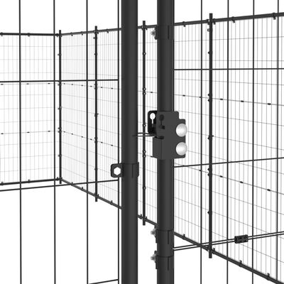 vidaXL Vanjski kavez za pse čelični 36,3 m²