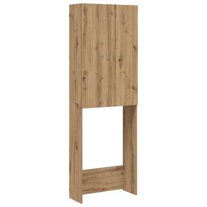 vidaXL Ormar za perilicu rublja Artisan hrast 64x25,5x190 cm