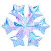vidaXL Prizmatična iridescentna LED pahuljica &Scaron;areni &Oslash; 26 x 25 cm