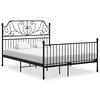 vidaXL Okvir za krevet crni metalni 160 x 200 cm