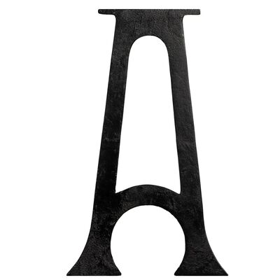 vidaXL Noge za klupu 2 kom u obliku slova A s lukom lijevano željezo