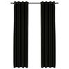 vidaXL Zavjese za zamračivanje 2 kom antracit 140 x 245 cm