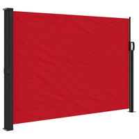 vidaXL Uvlačiva bočna tenda 140 x 600 cm crvena