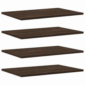 vidaXL Zidne police 4 kom boja hrasta 60x40x1,5 cm konstruirano drvo
