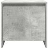 vidaXL Noćni ormarići 2 kom siva boja betona 45x34x44,5 cm drveni