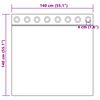 vidaXL Zavjese za zamračivanje 2 pcs Tamnozelena 140 x 140 cm Bar&scaron;un