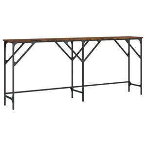 vidaXL Konzolni stol boja hrasta 180x29x75 cm od konstruiranog drva