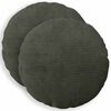 vidaXL Presvlaka za jastuk 2 pcs HEERLEN Antracit &Oslash; 30 cm Kord