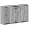 vidaXL Ormar za cipele na zidu HAARLEM 71 x 17 x 43 cm Siva Sonoma