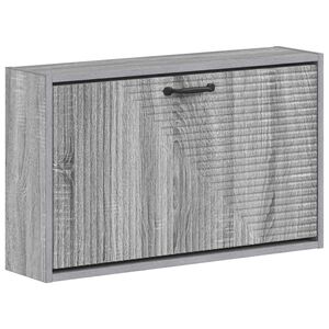 vidaXL Ormar za cipele na zidu HAARLEM 71 x 17 x 43 cm Siva Sonoma
