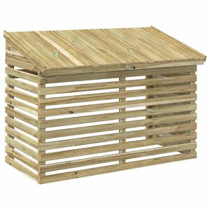 vidaXL Pokrov za klima uređaj 117,5x62,5x85,5 cm Impregnirana borovina