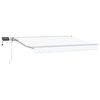 vidaXL Ručni okvir tende s LED-ima Bijeli 3,5 x 2 m