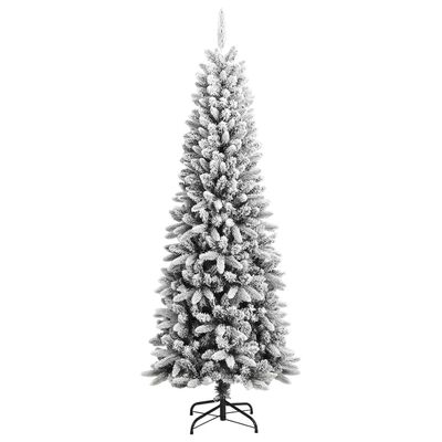 vidaXL Umjetno božićno drvce sa snijegom 210 cm PVC i PE